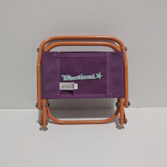 American Girl Doll Adventure Campfire Set Fold Up Camp Chair Beach Lounger - Picture 7 of 9